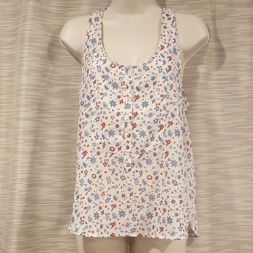 Womens floral tank top