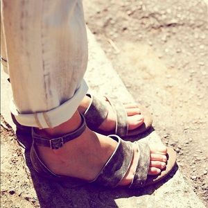 Free People distressed sandals