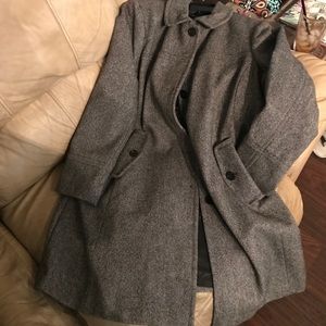 Land's End Gray Winter Coat