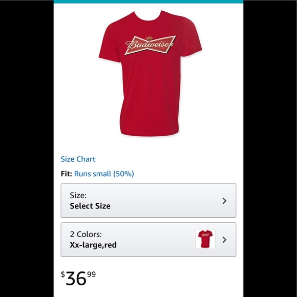 Budweiser Tshirt🤑 - Picture 2 of 3