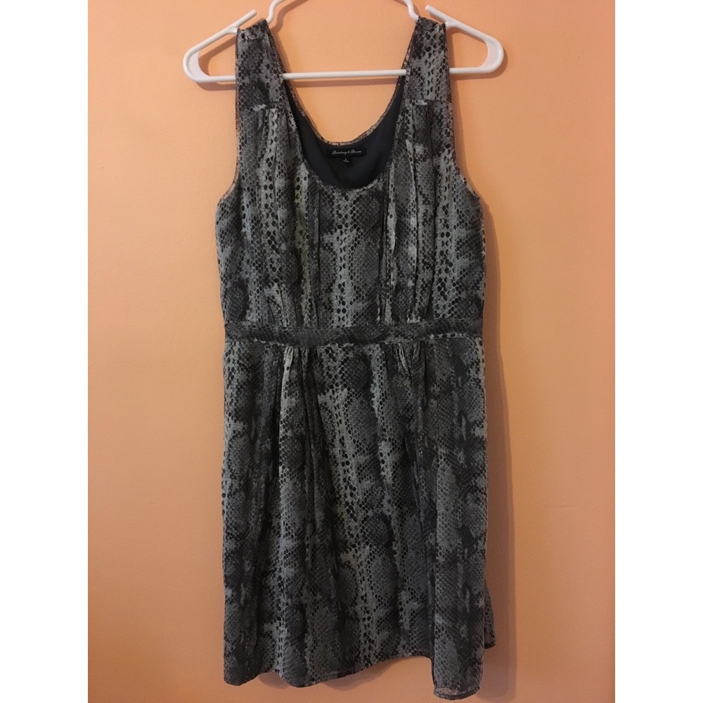 Madewell | Silk Snakeskin Print Dress | Size 6
