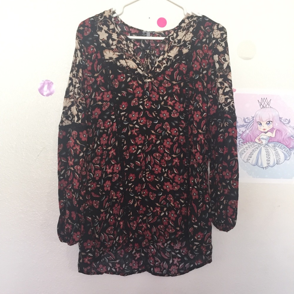 Charlotte Russe Patterned Shirt