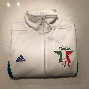 Men's Italy Soccer Full Zip Jacket