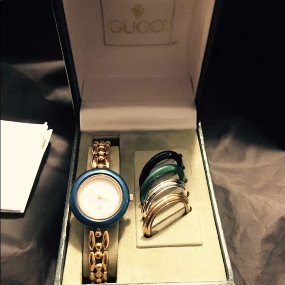 Vintage Gucci Gold Plated Watch