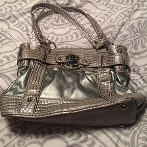 Authentic Silver Kathy Van Zeeland purse