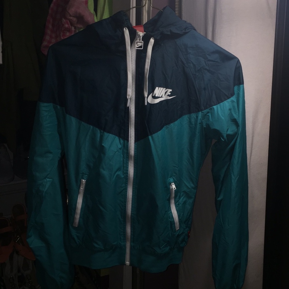 Nike blue windbreaker