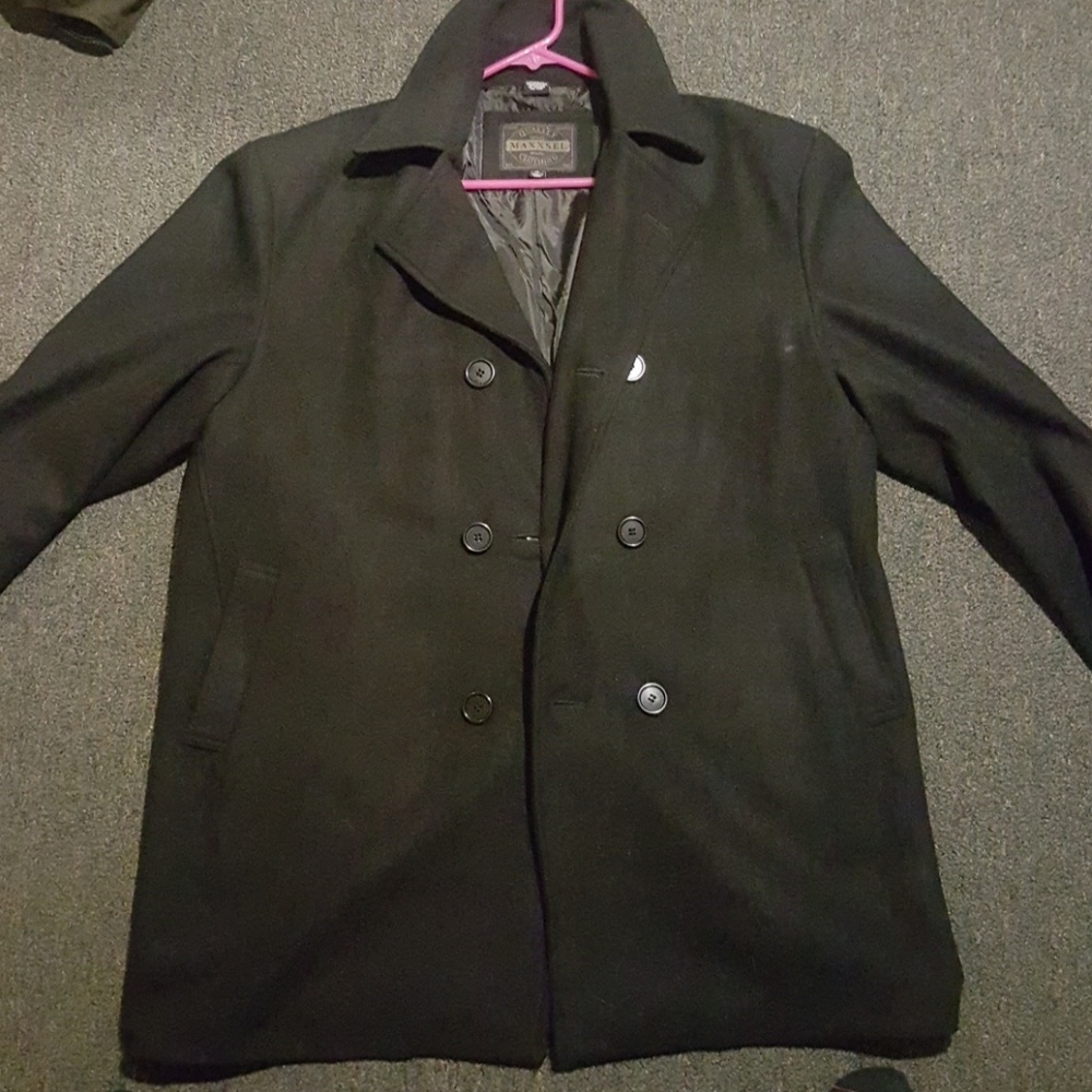 NWOT Heavy Wool Peacoat