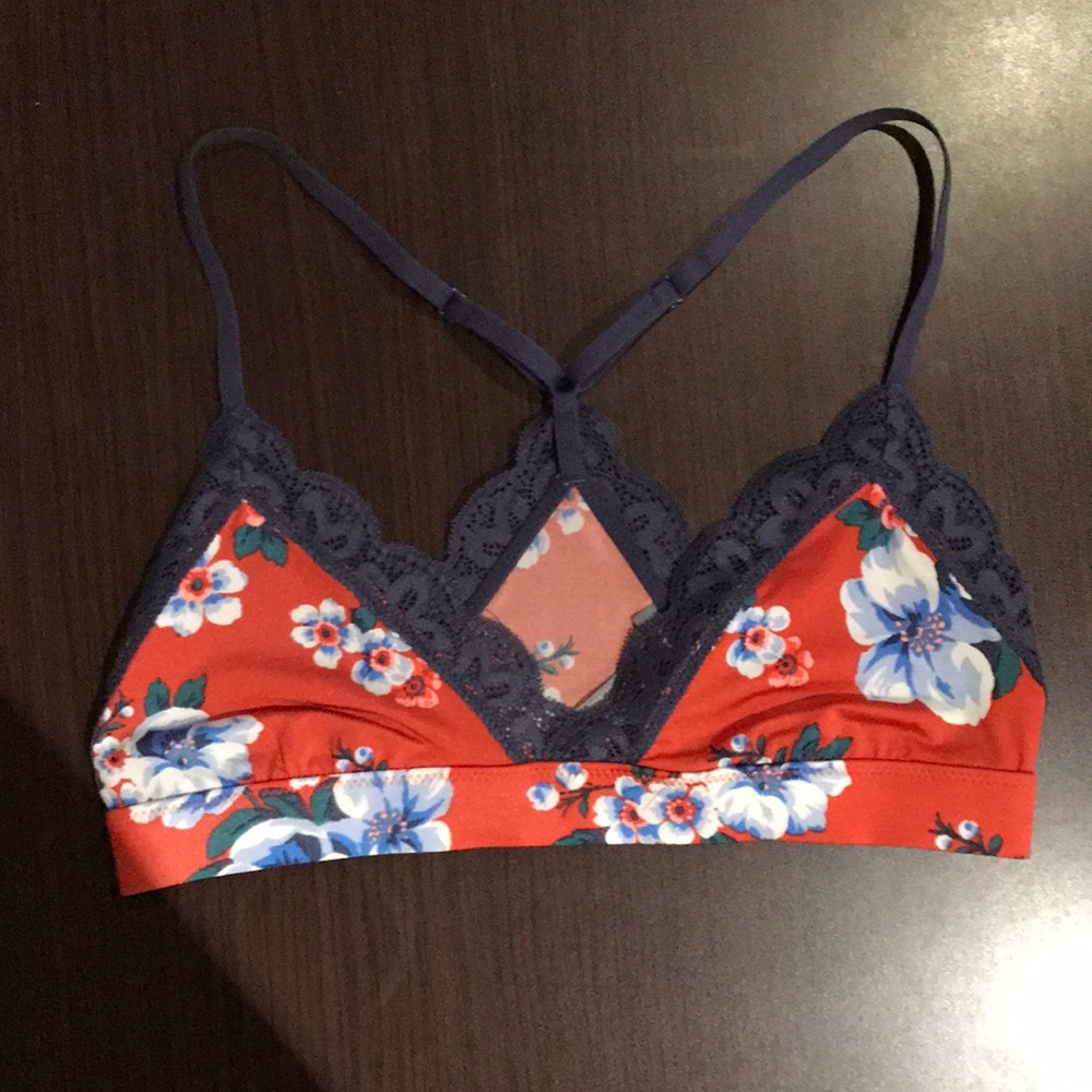 Aerie floral bralette