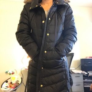 Michael Kors down puffer parka jacket size S black