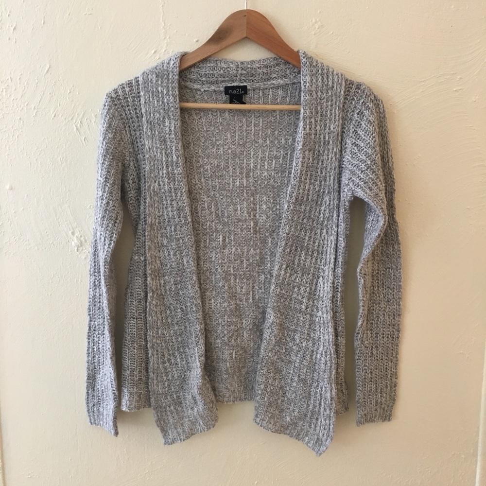 Gray cardigan/ sweater