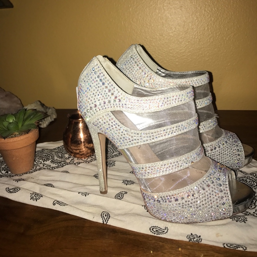 Rhinestone Heels