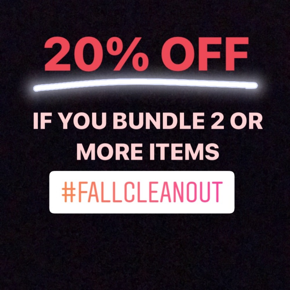 20% OFF! SUMMER CLEAN OUT BUNDLE SALE!