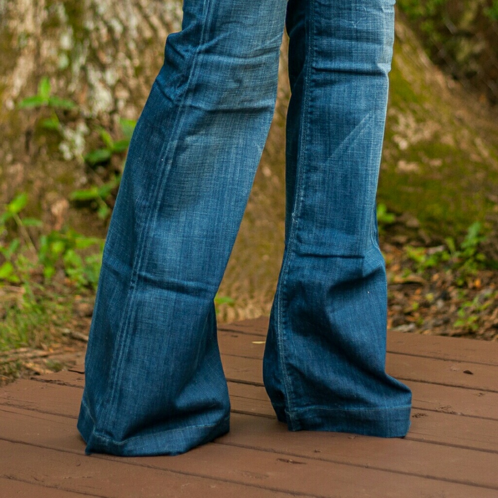 7 FOR ALL MANKIND wide leg jeans