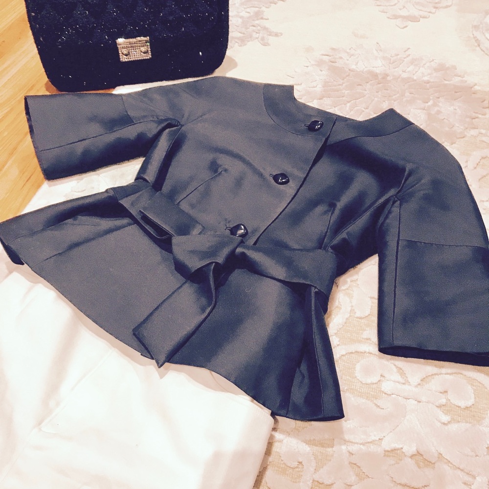 {CLASSY} Banana Republic Silk Wool Blazer Jacket