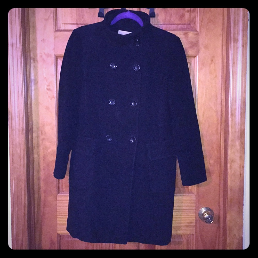 🍁SALE🍁Michael Kors Boiled Wool Peplum Pea Coat
