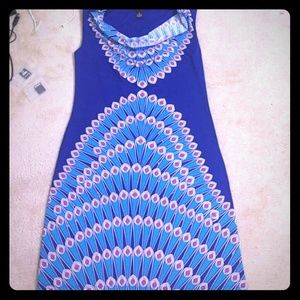 International Concepts peacock dress