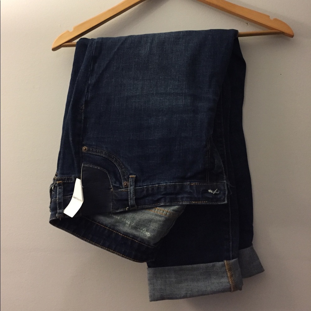 GAP side panel maternity jeans