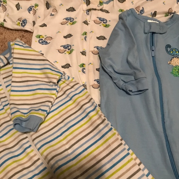 Footed Dinosaur Onsies - Picture 3 of 3