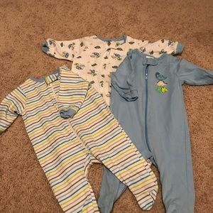 Footed Dinosaur Onsies