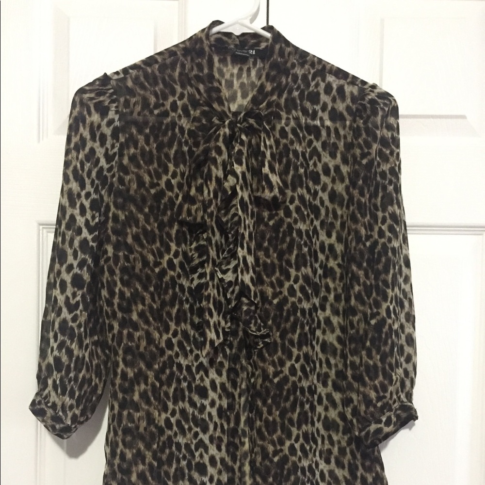Leopard blouse