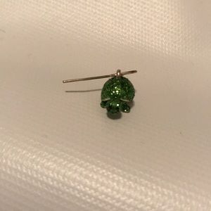 green turtle earrings