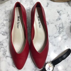 Vintage Easy Spirit Red Leathers Pumps Shoes 👠