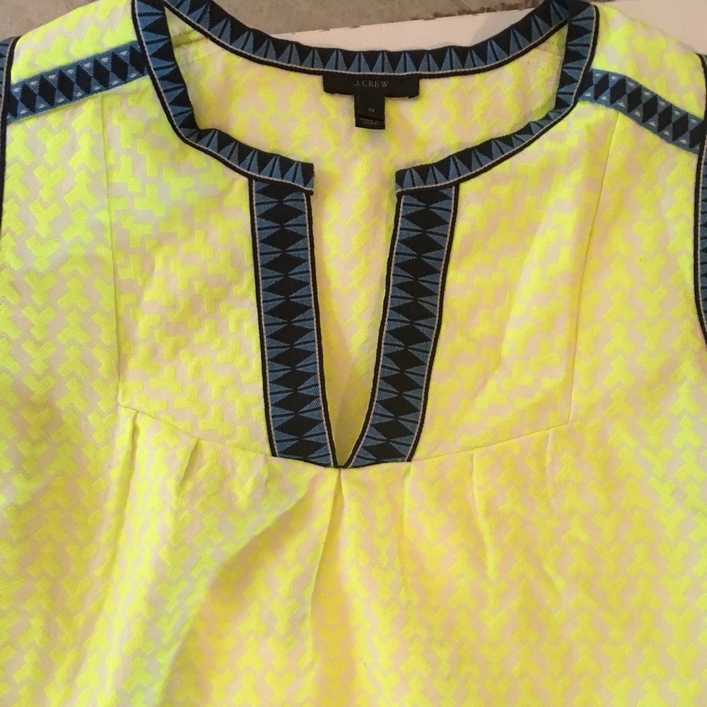 Neon J. Crew shift dress