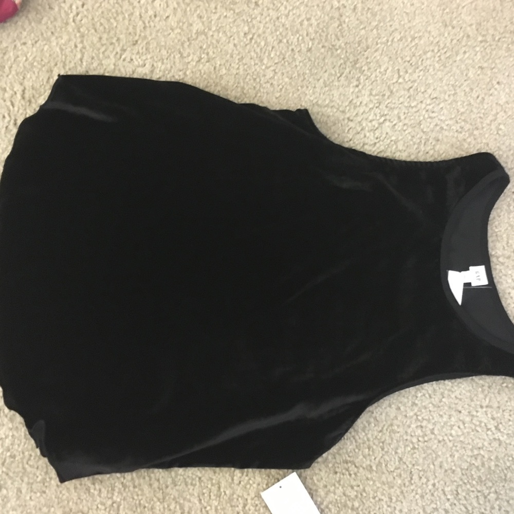 Velvet sleeveless Gap shirt