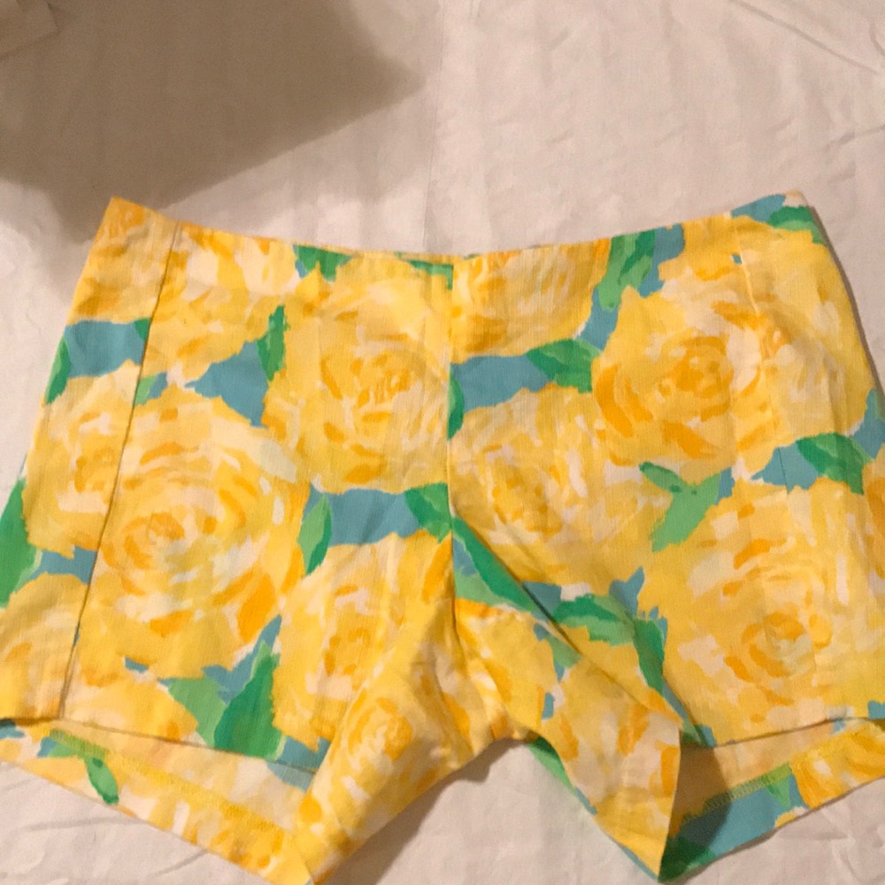 Lilly Pulitzer yellow shorts