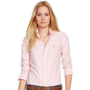 Women's Ralph Lauren Pink Polo Top