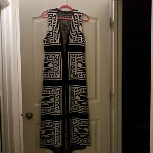NWT Ladies Printed Duster/ Vest