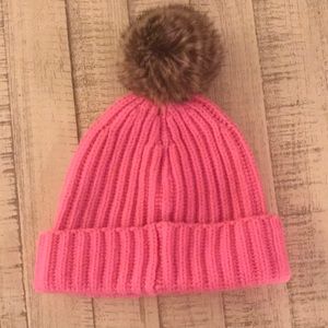 J.Crew Pink Winter hat