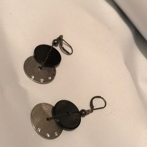 Black and grey earrings!