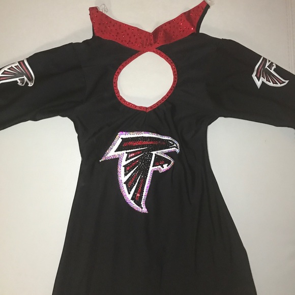 All Black Falcons Stoned out Cat Suit - Picture 1 of 8