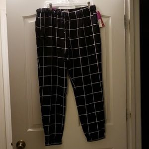 Grid joggers