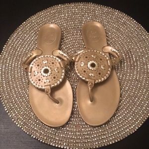 💃🏻Price Drop💃🏻Gold Jack Rogers sandals