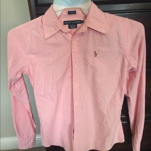 Ralph Lauren button down size 2 slim fit