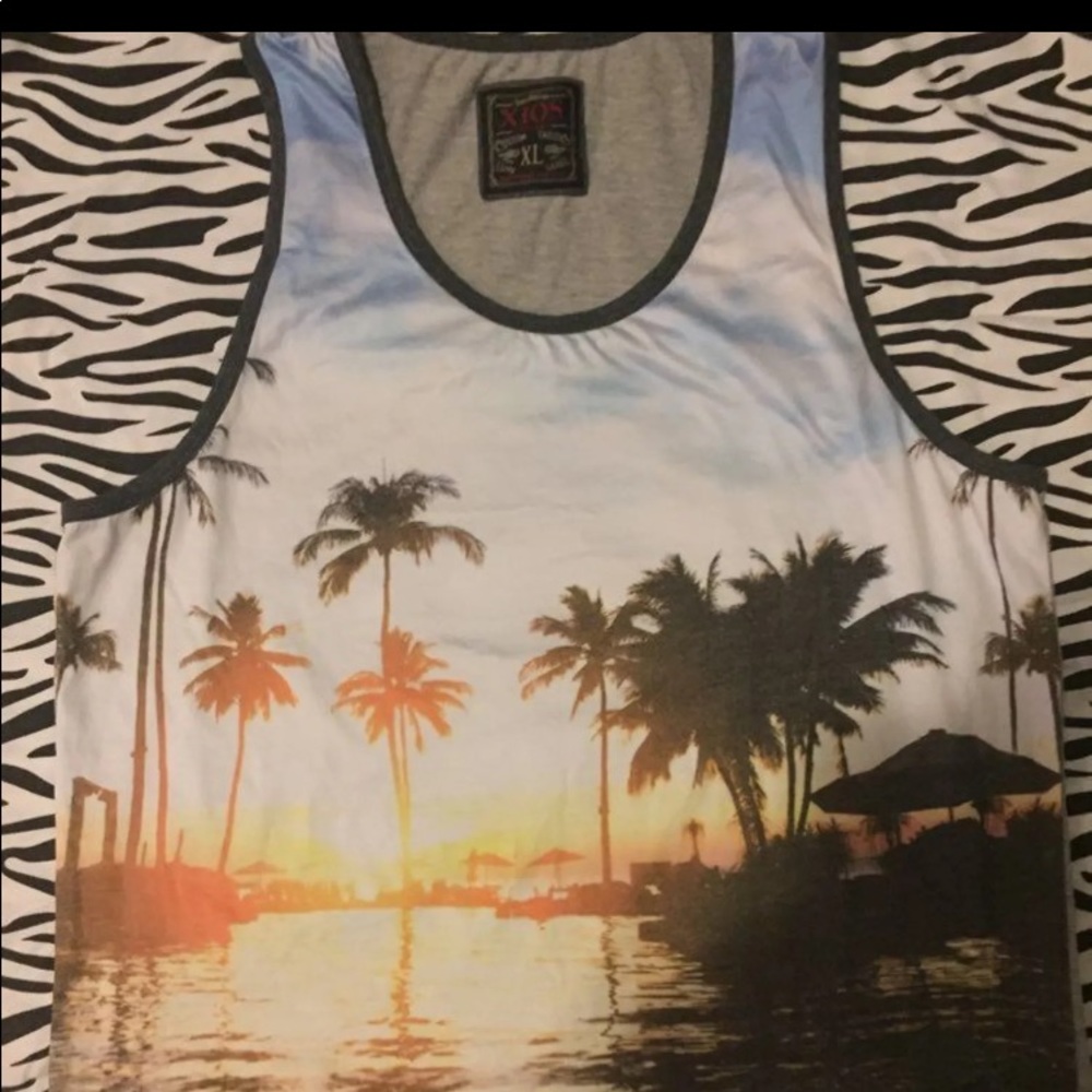 Men's sunset tank top