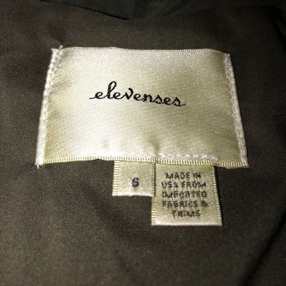 Anthropologie Elevenses Green Sleeveless Shawl - Picture 4 of 6