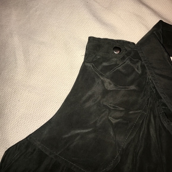 Anthropologie Elevenses Green Sleeveless Shawl - Picture 5 of 6