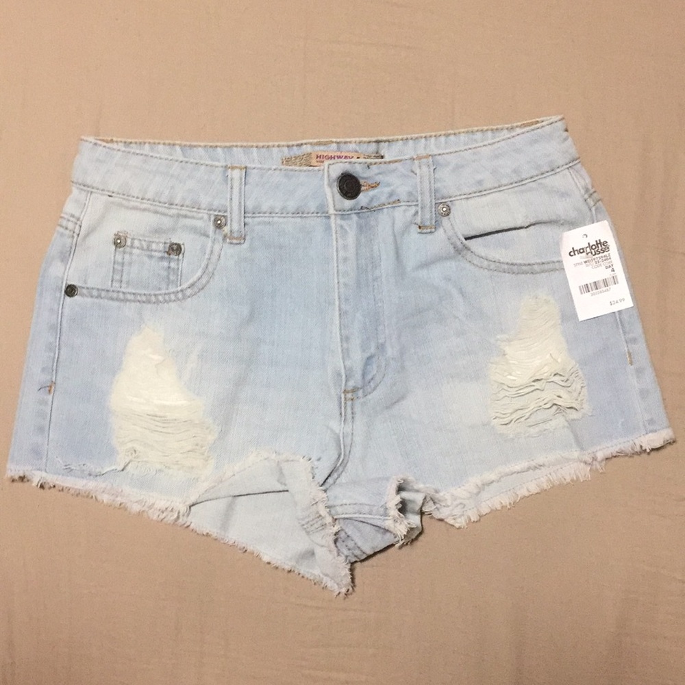 High rise jean shirts