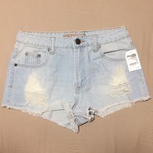 High rise jean shirts