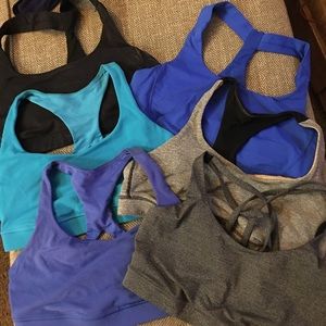 Lot of 6 lululemon bras - size 10