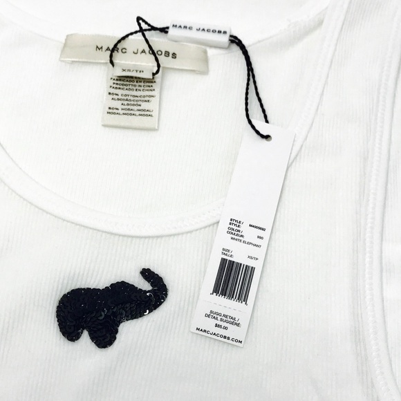 Marc Jacobs Ribbed Tank Top XS/Size 2 - Picture 5 of 6