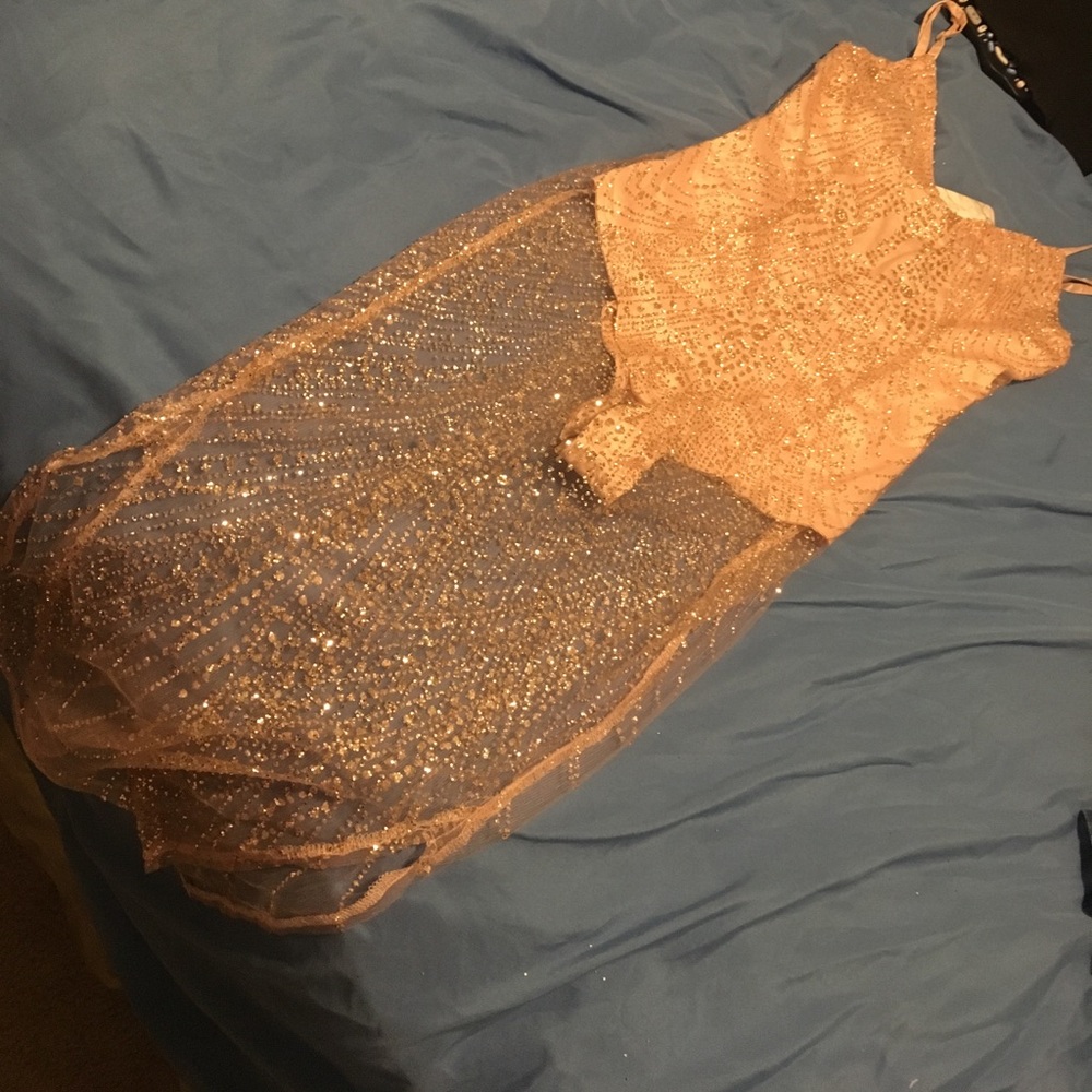 Glittery dress from "oh Polly"