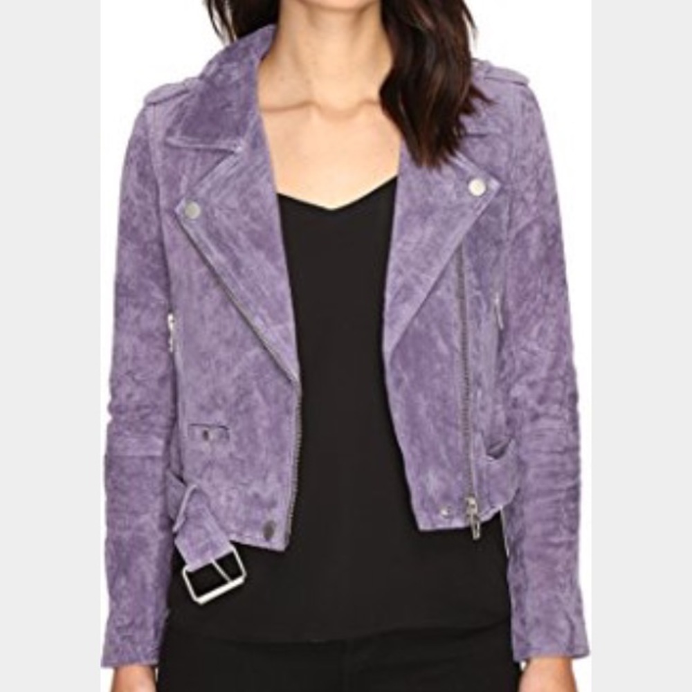 Blanknyc Purple Haze Suede Jacket