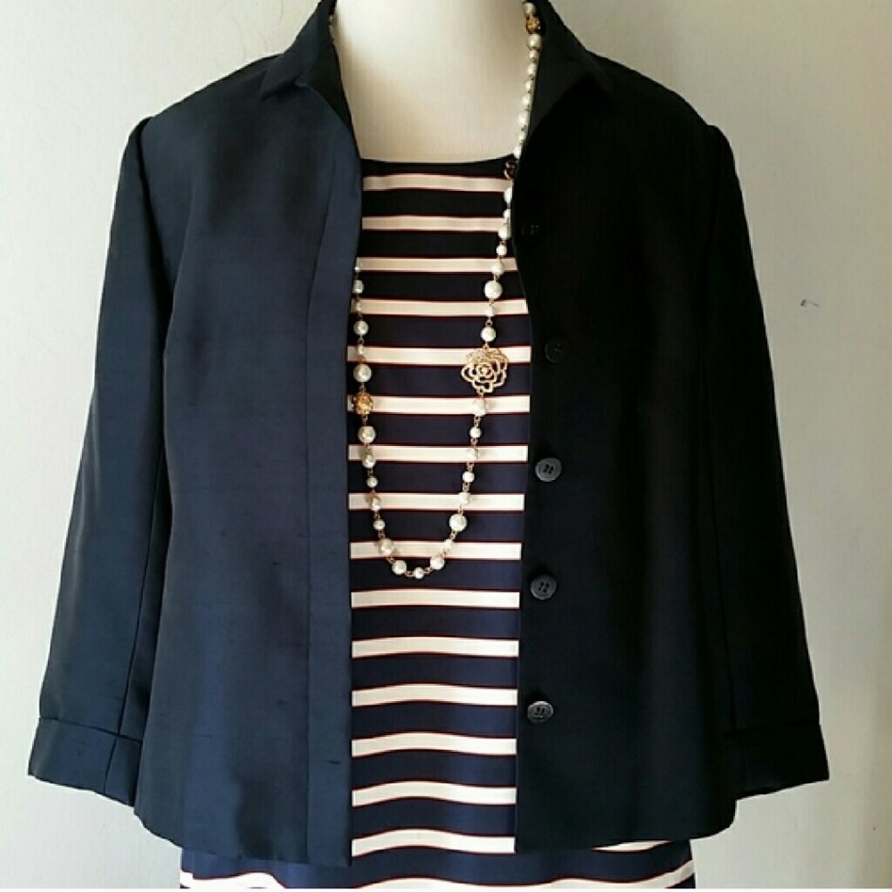 Ann Taylor Silk Blazer