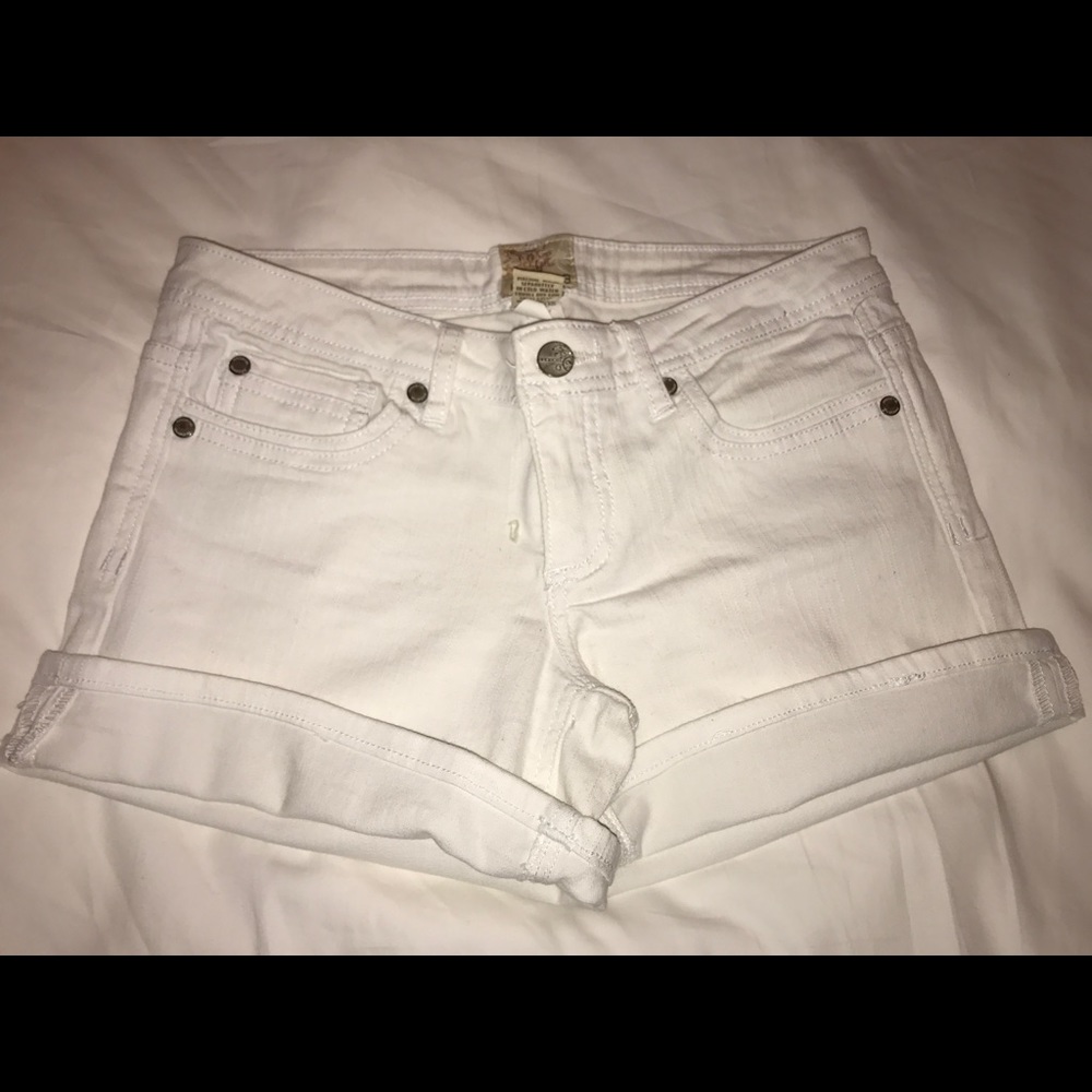Arden B White Jean Shorts