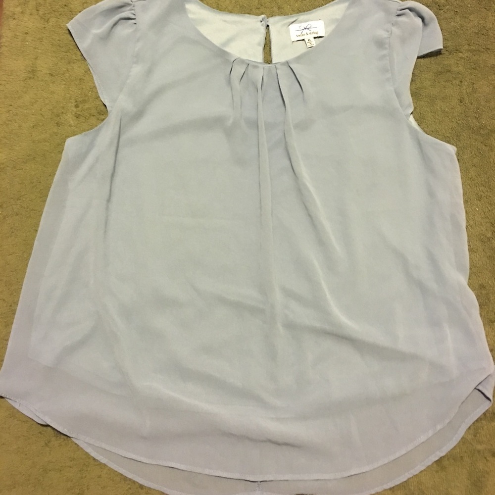 Light blue Polyester Top size XL