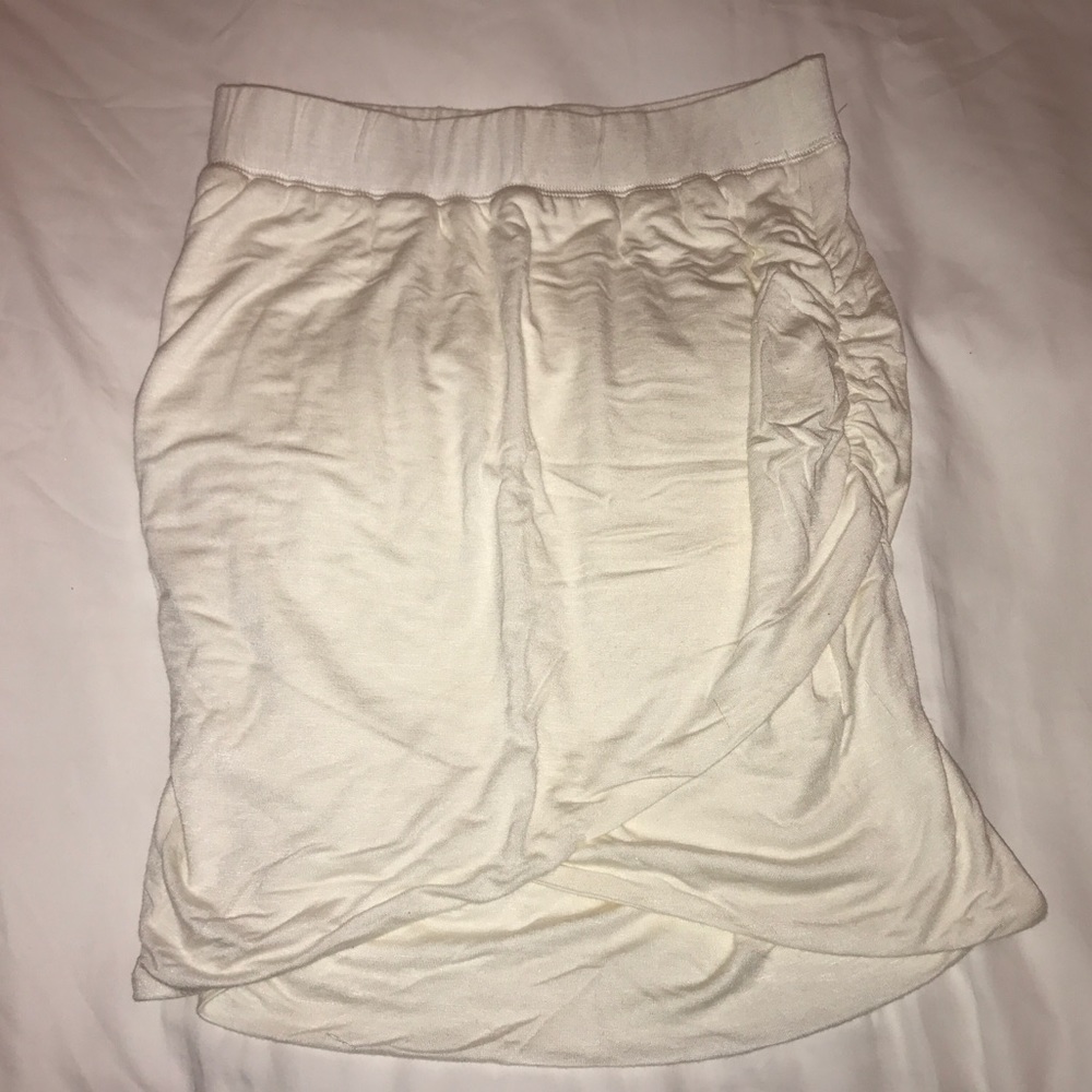 White Tobi Fitted Skirt